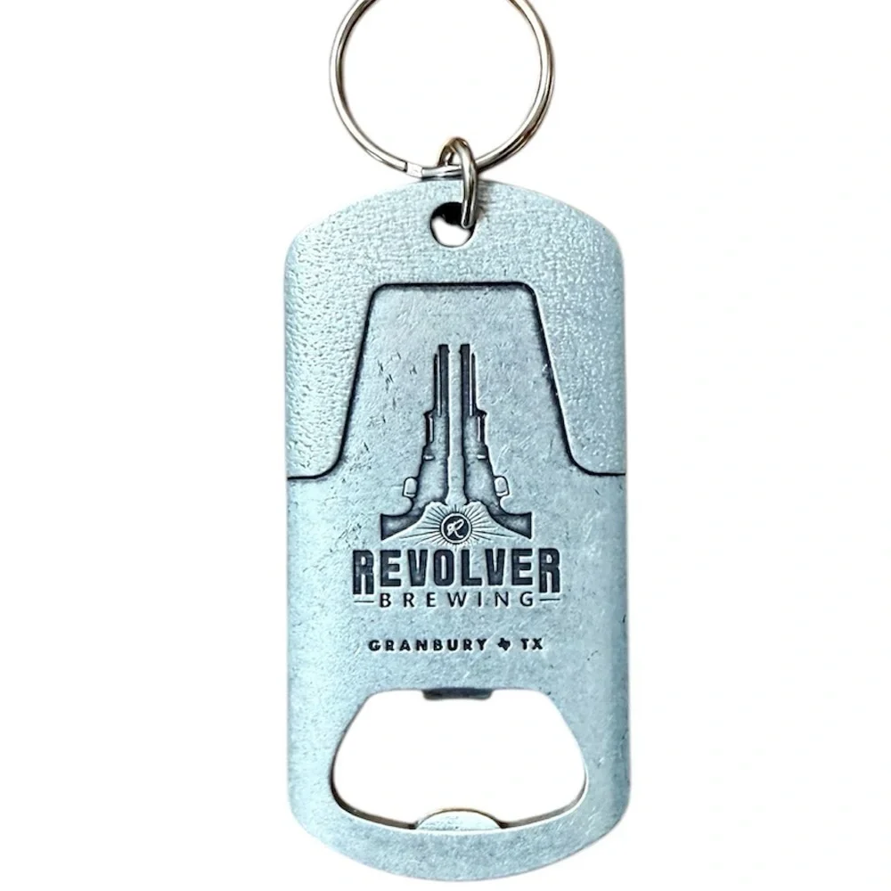 Revolver Brewing Bottle Opener Keychain